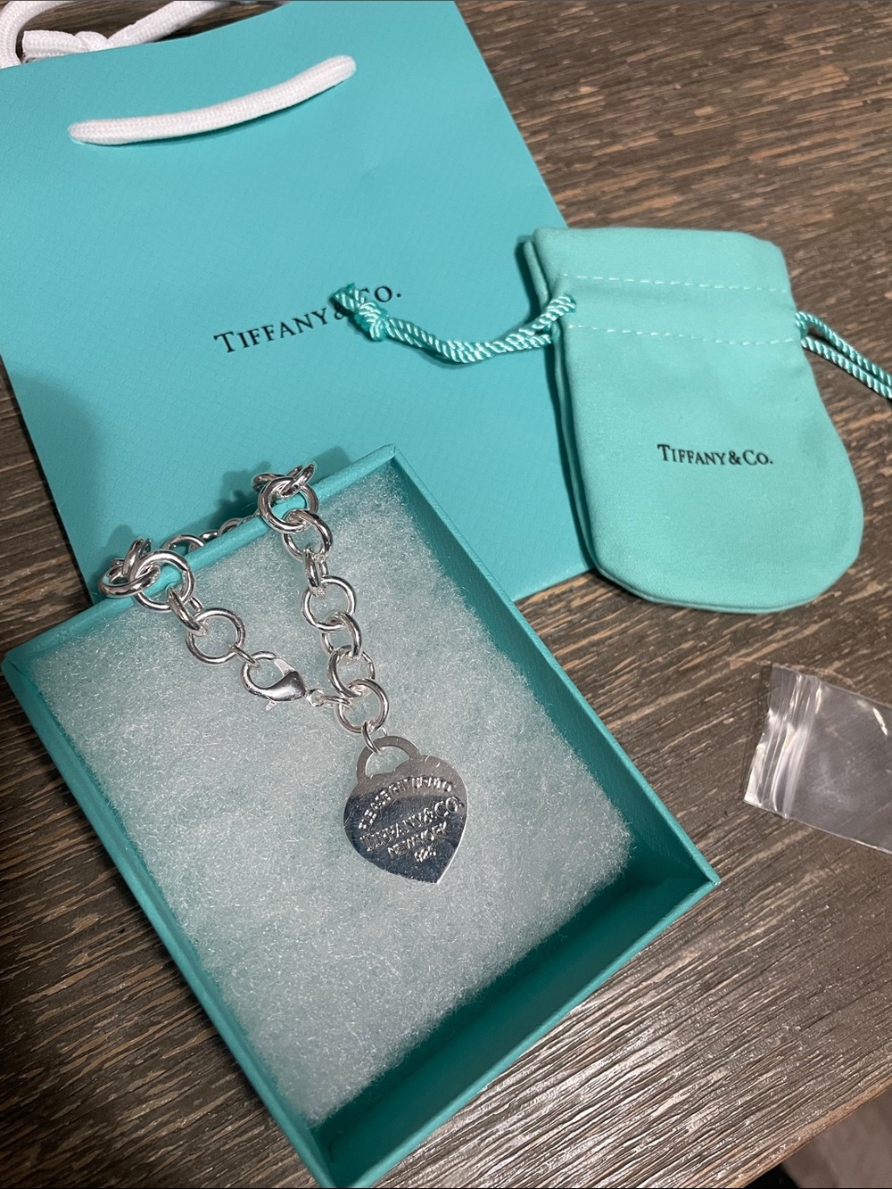 COPY-Tiffany & Co.  Heart Tag Charm Bracelet